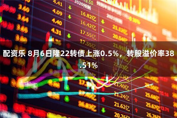 配资乐 8月6日隆22转债上涨0.5%,转股溢价率38.51%